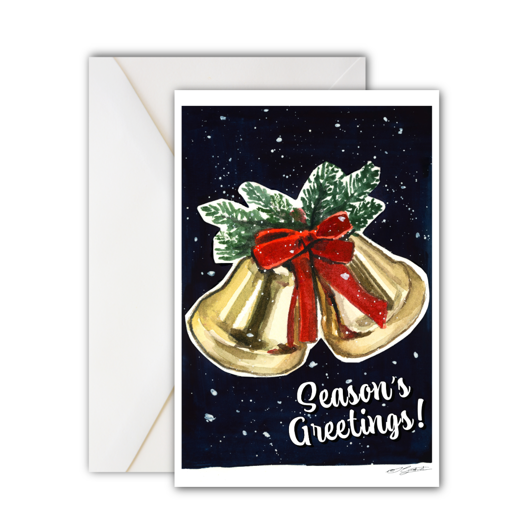Ringing Bells Holiday Card Set of 10