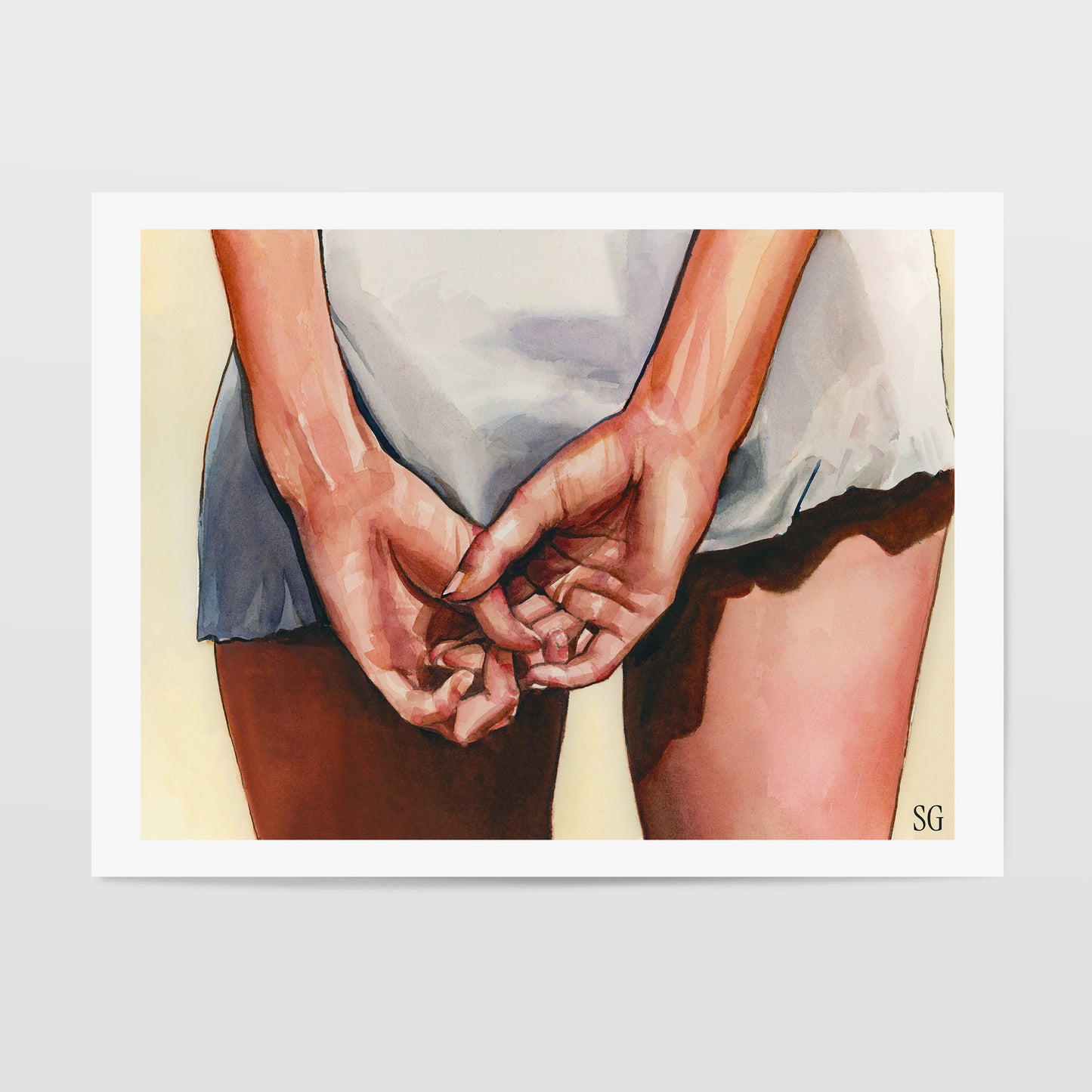 'Restless Hands' Print