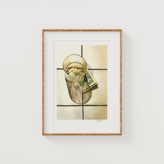 '$2 and a Drink' Print
