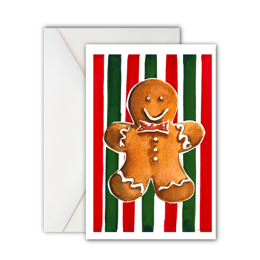 Gingerbread Holiday Card Set of 10