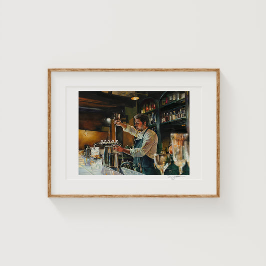'At the Bar' Print