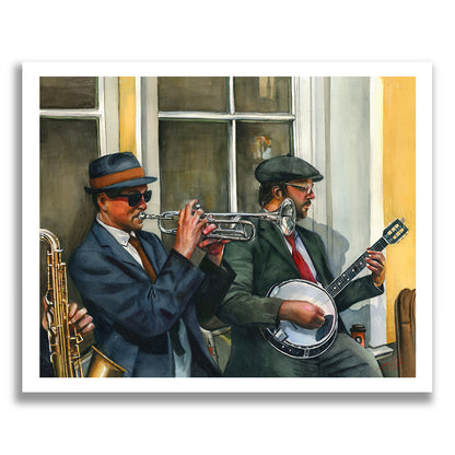 'Streetside Jazz' Print
