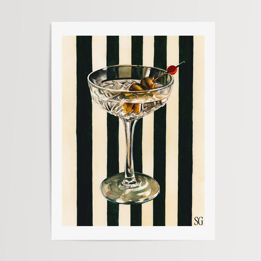 'Martini' Print